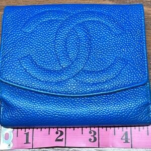 Blue Chanel Wallet